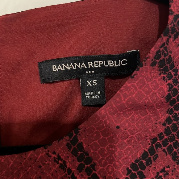 Banana republic, long sleeve, snake, print dress - Picture 4 of 5